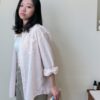 波紋線條襯衫-粉