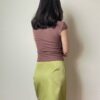 方領短袖合身上衣-8色
